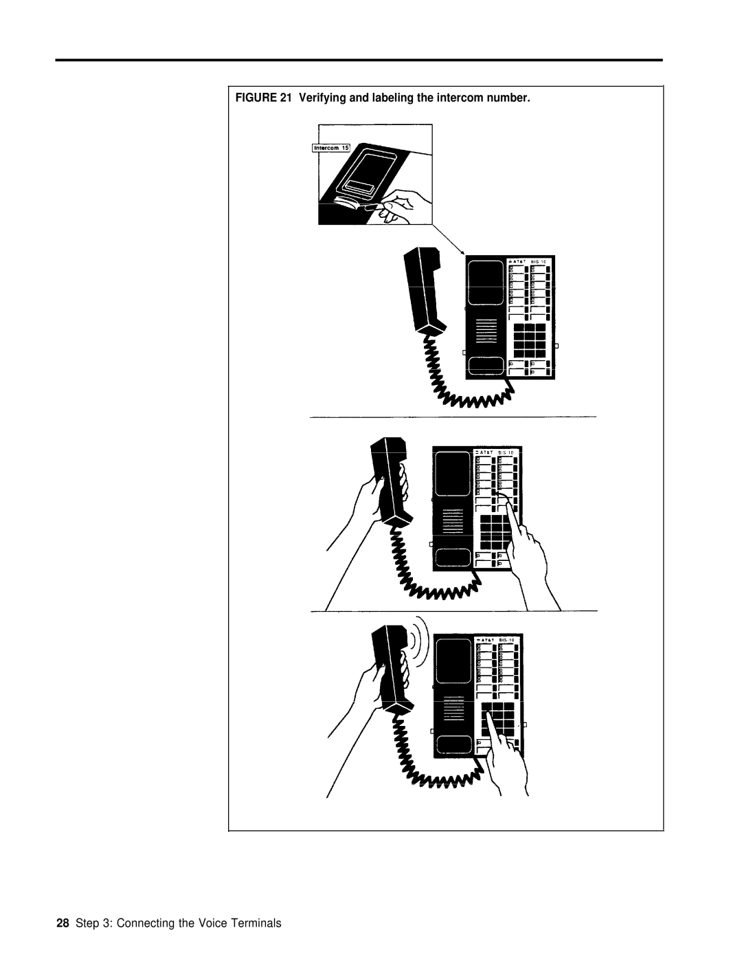 3Com RELEASE 2 installation manual Verifying and labeling the intercom number 