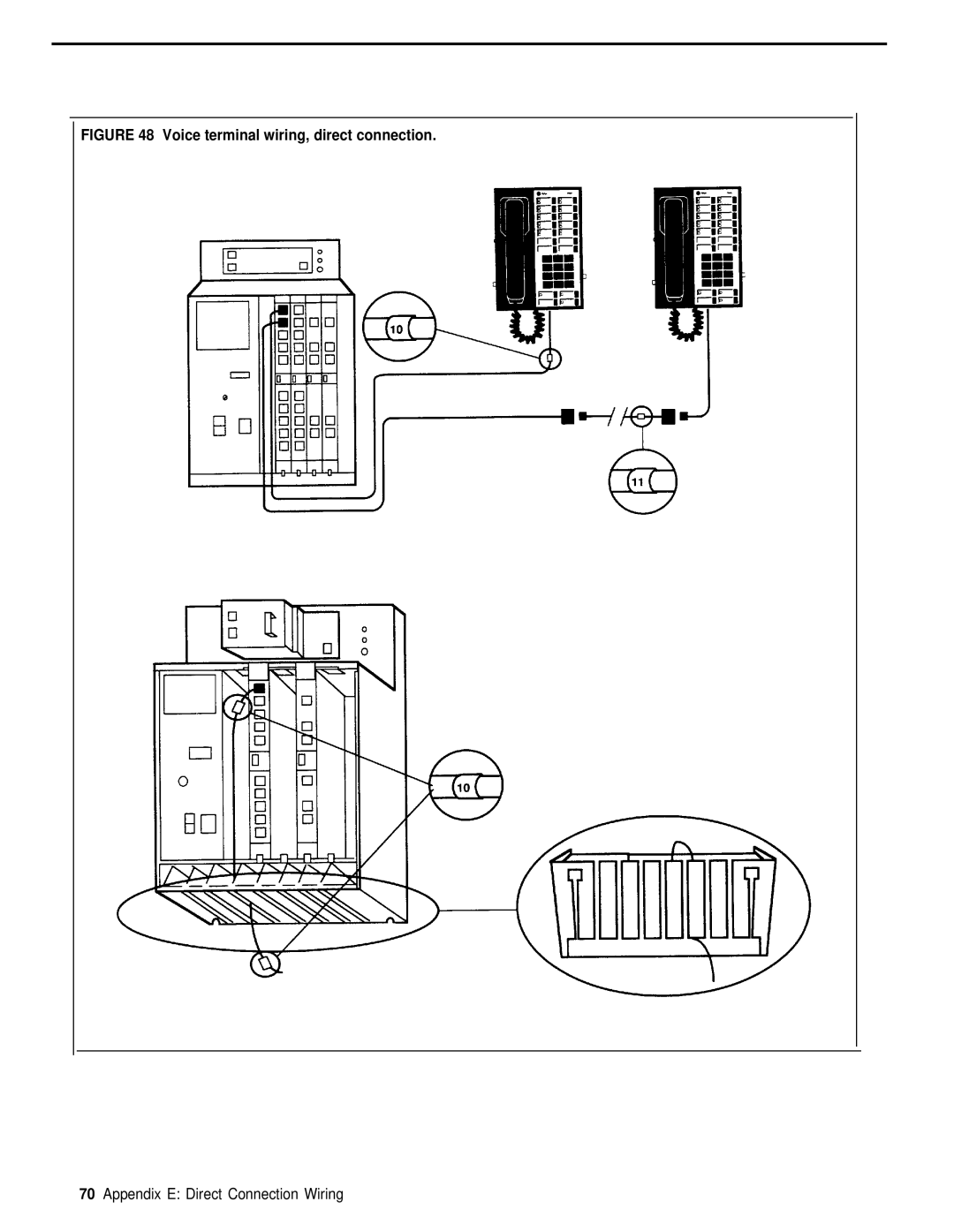 3Com RELEASE 2 installation manual Voice terminal wiring, direct connection 