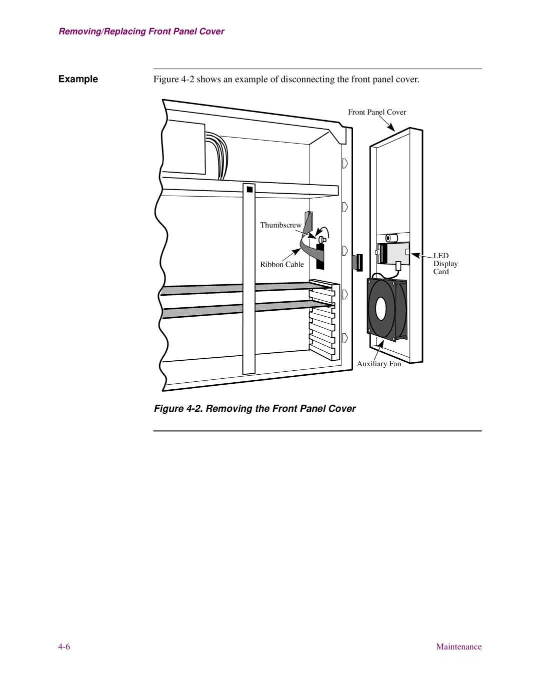 3Com S27x, S26x, S24x installation manual Removing the Front Panel Cover 