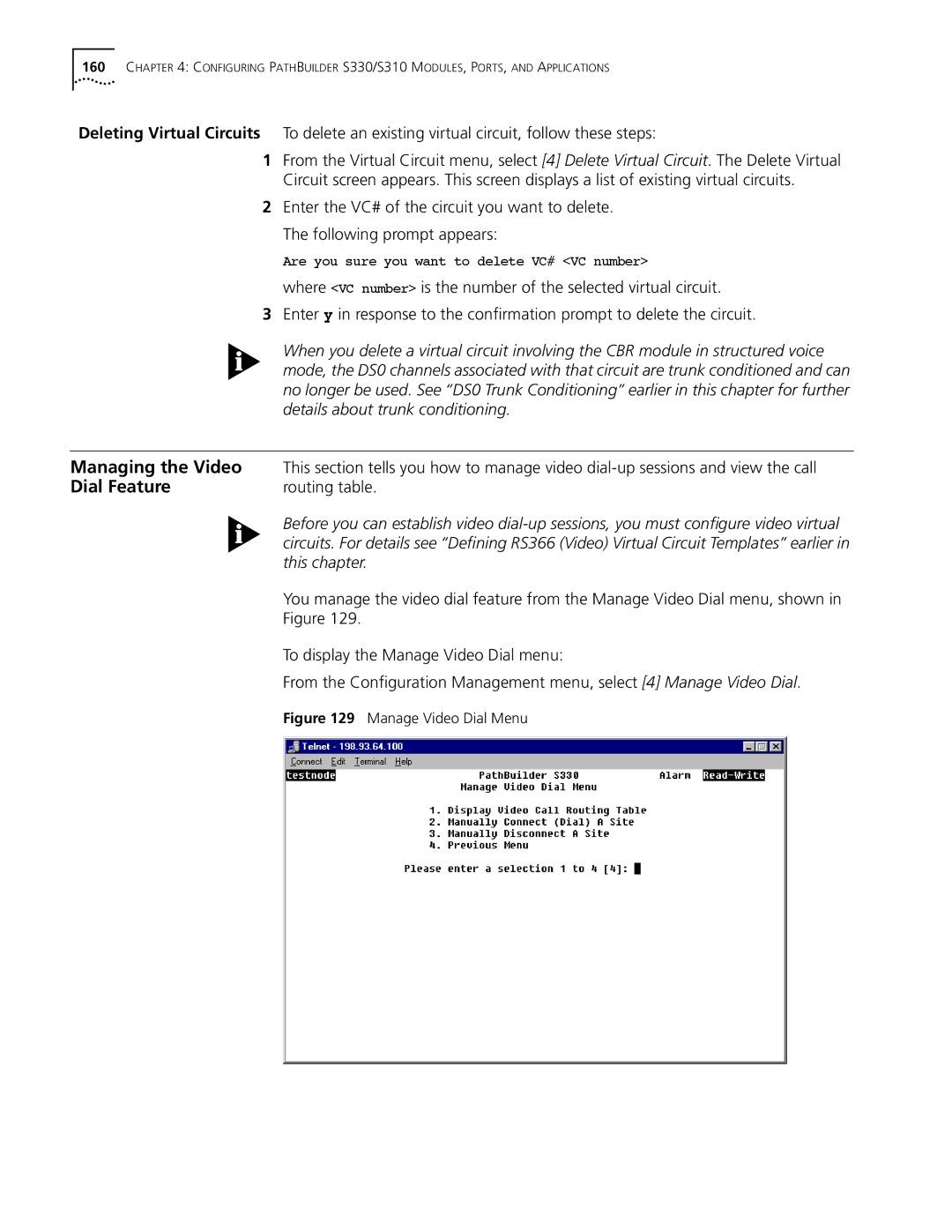 3Com S330 manual Managing the Video, Dial Feature, Routing table, To display the Manage Video Dial menu 