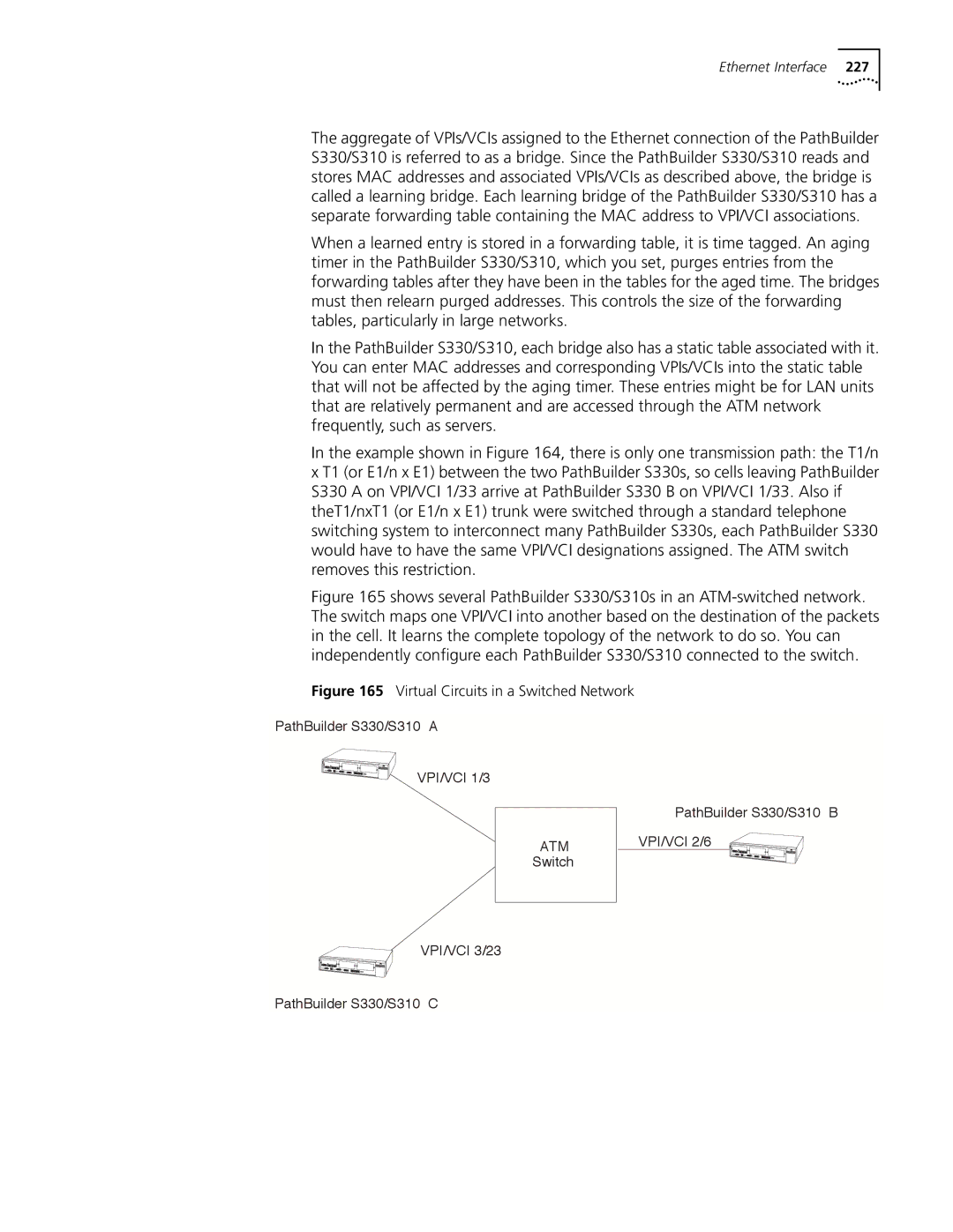 3Com S330 manual Virtual Circuits in a Switched Network 