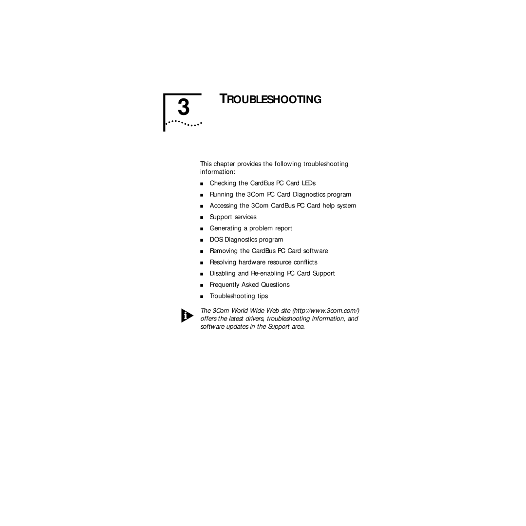 3Com Series 760 manual Troubleshooting 