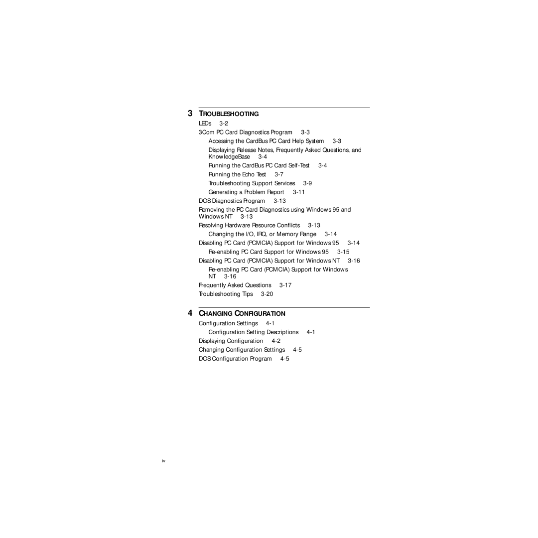 3Com Series 760 manual Troubleshooting 