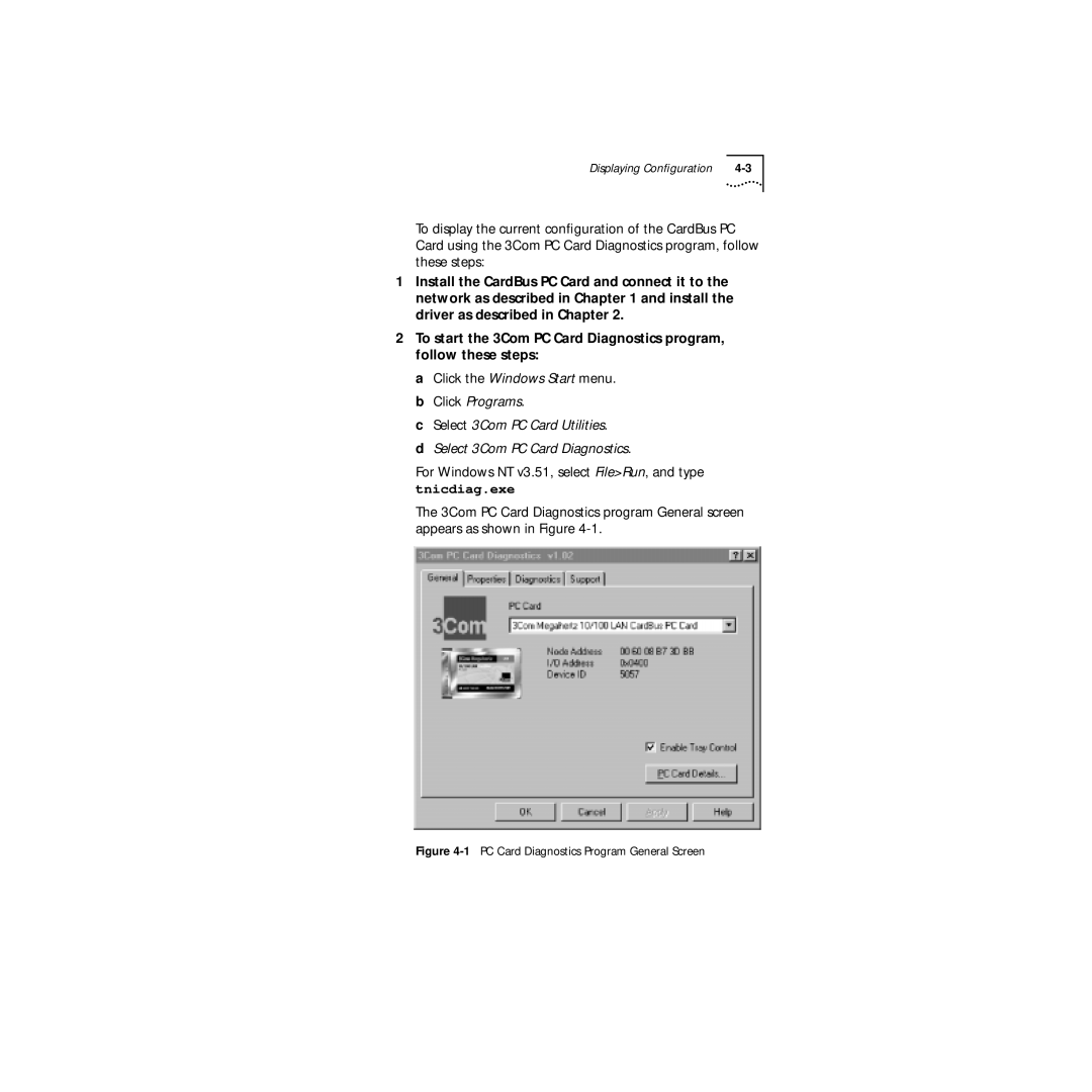 3Com Series 760 manual Displaying Conﬁguration 