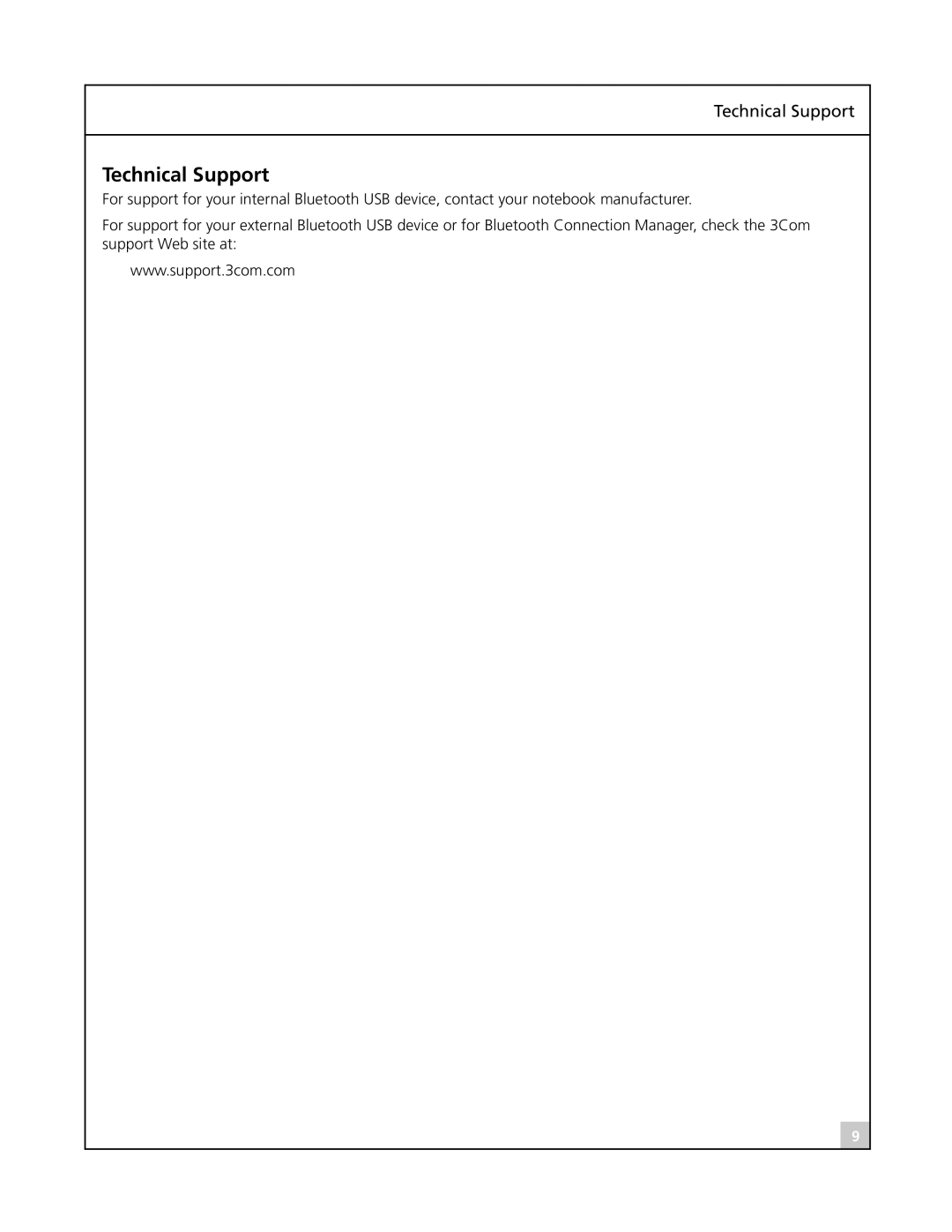 3Com SL-1020, SL-1021 manual Technical Support 