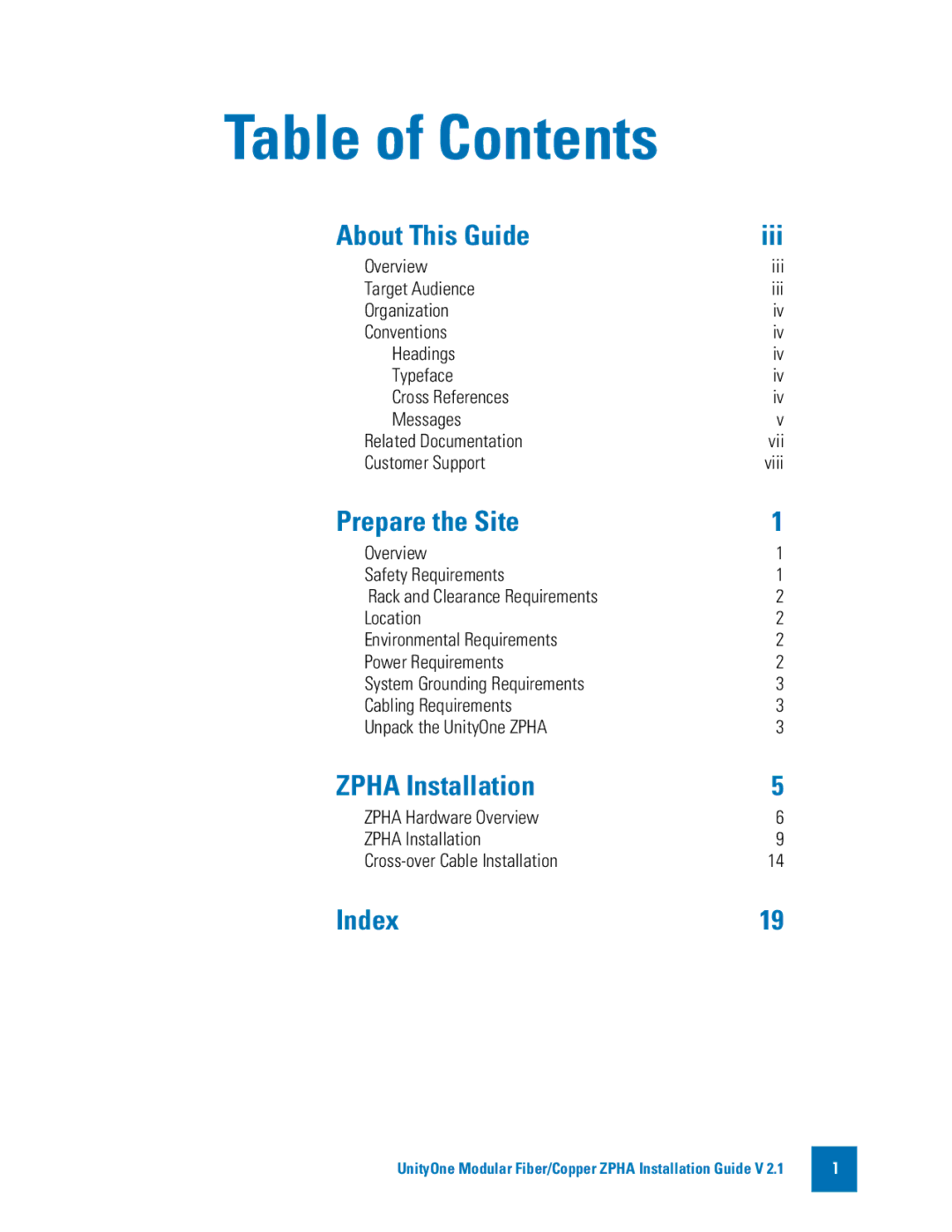 3Com TECHD-0000000050 manual Table of Contents 