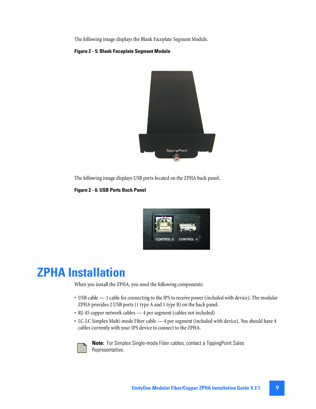 3Com TECHD-0000000050 manual ZPHA Installation 