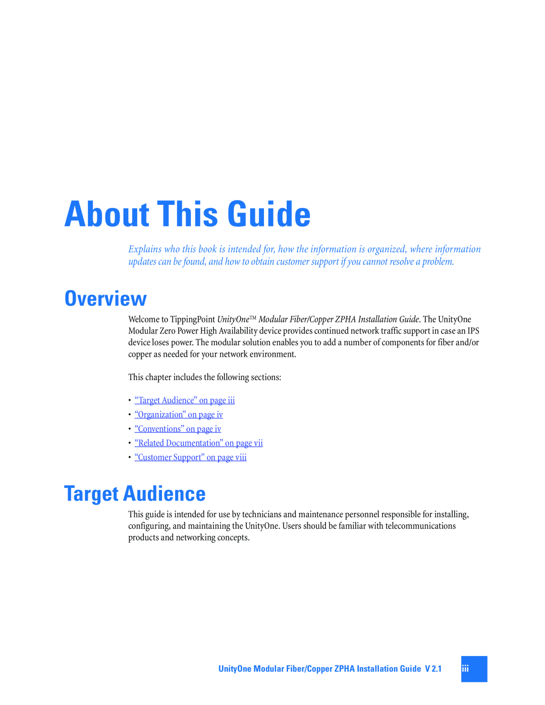 3Com TECHD-0000000050 manual About This Guide, Overview, “Target Audience” on page “Organization” on page 