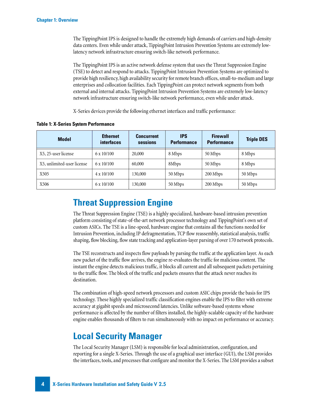 3Com TECHD-0000000122 manual Threat Suppression Engine, Local Security Manager 