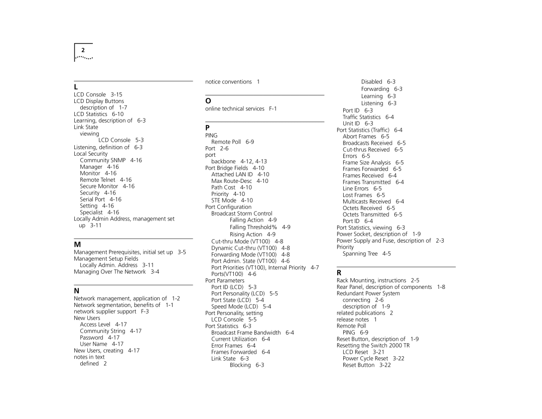 3Com TR manual Ping 