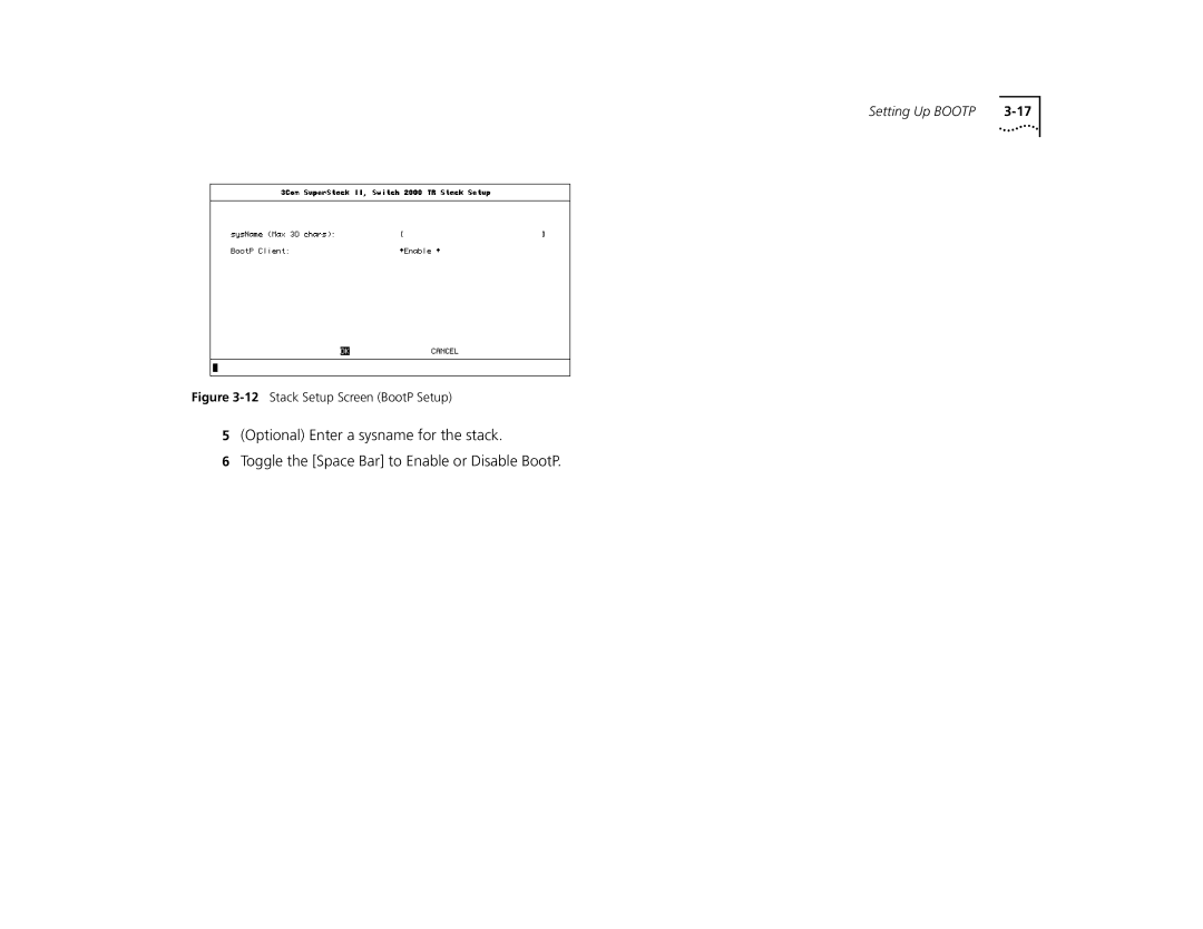 3Com TR manual Setting Up Bootp 