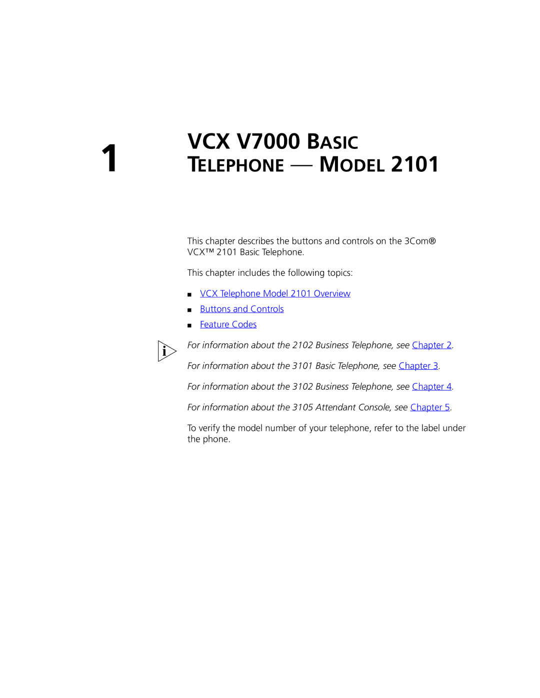 3Com manual VCX V7000 Basic 