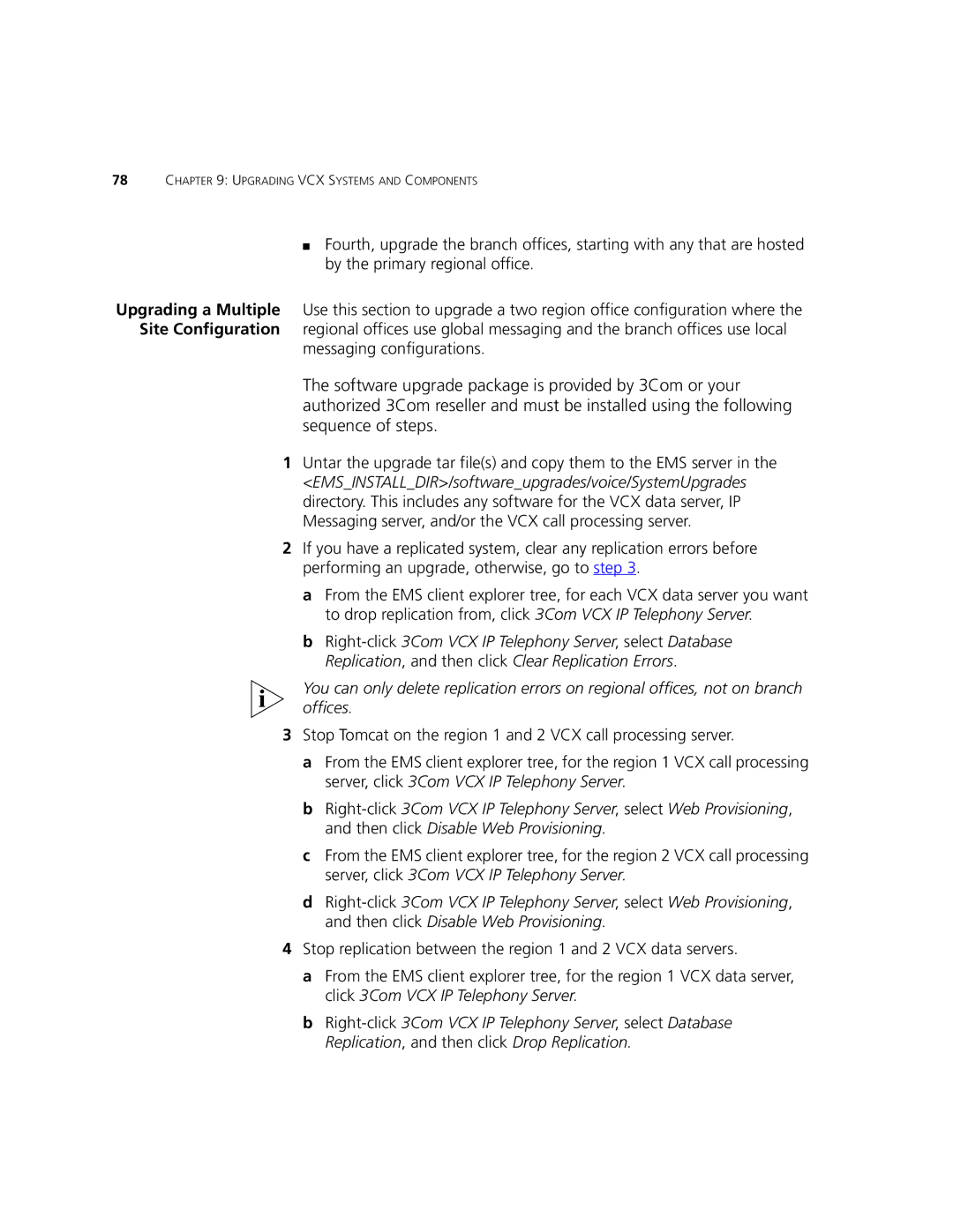 3Com V7000 manual Messaging configurations 