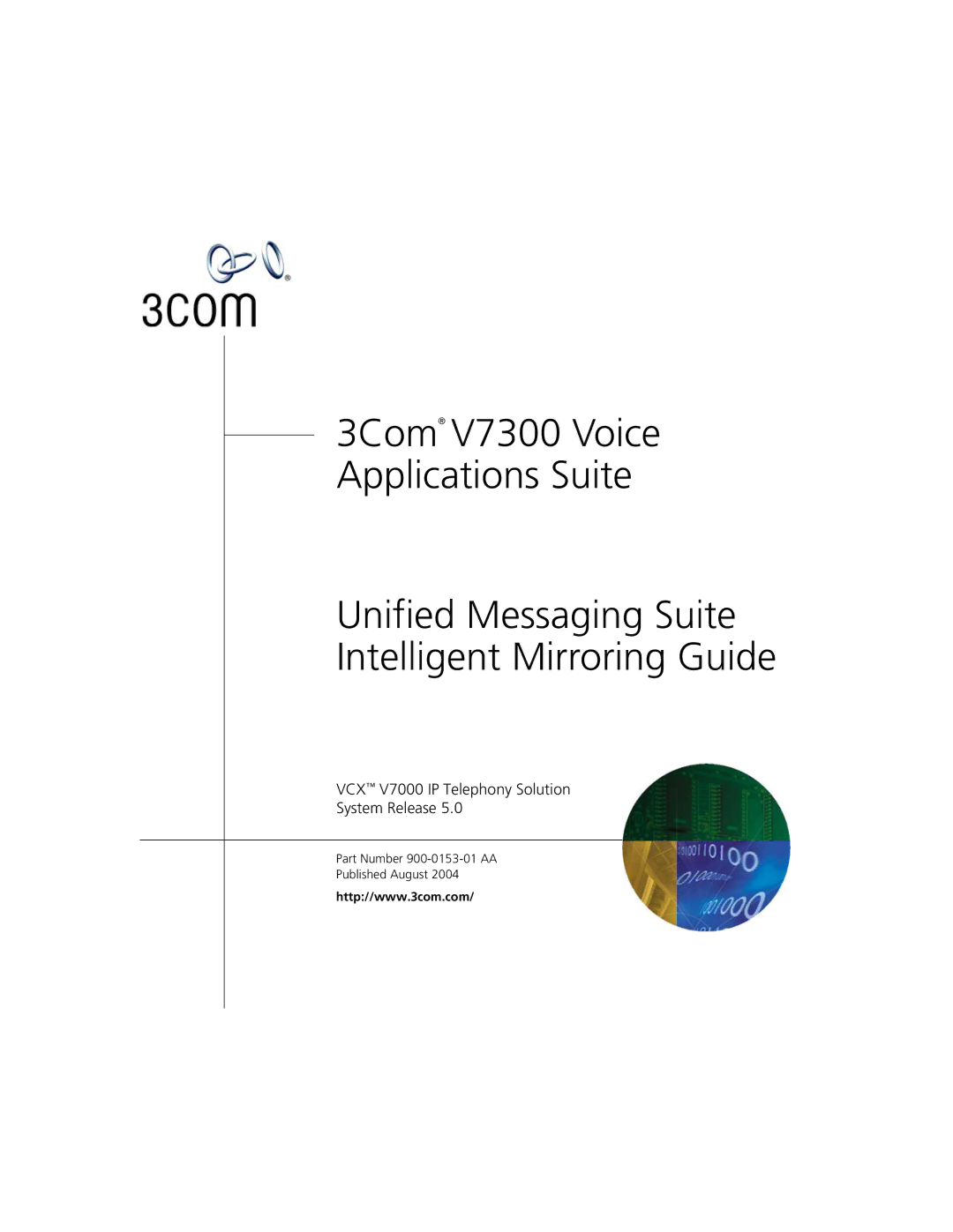 3Com V7300 manual VCX V7000 IP Telephony Solution System Release 