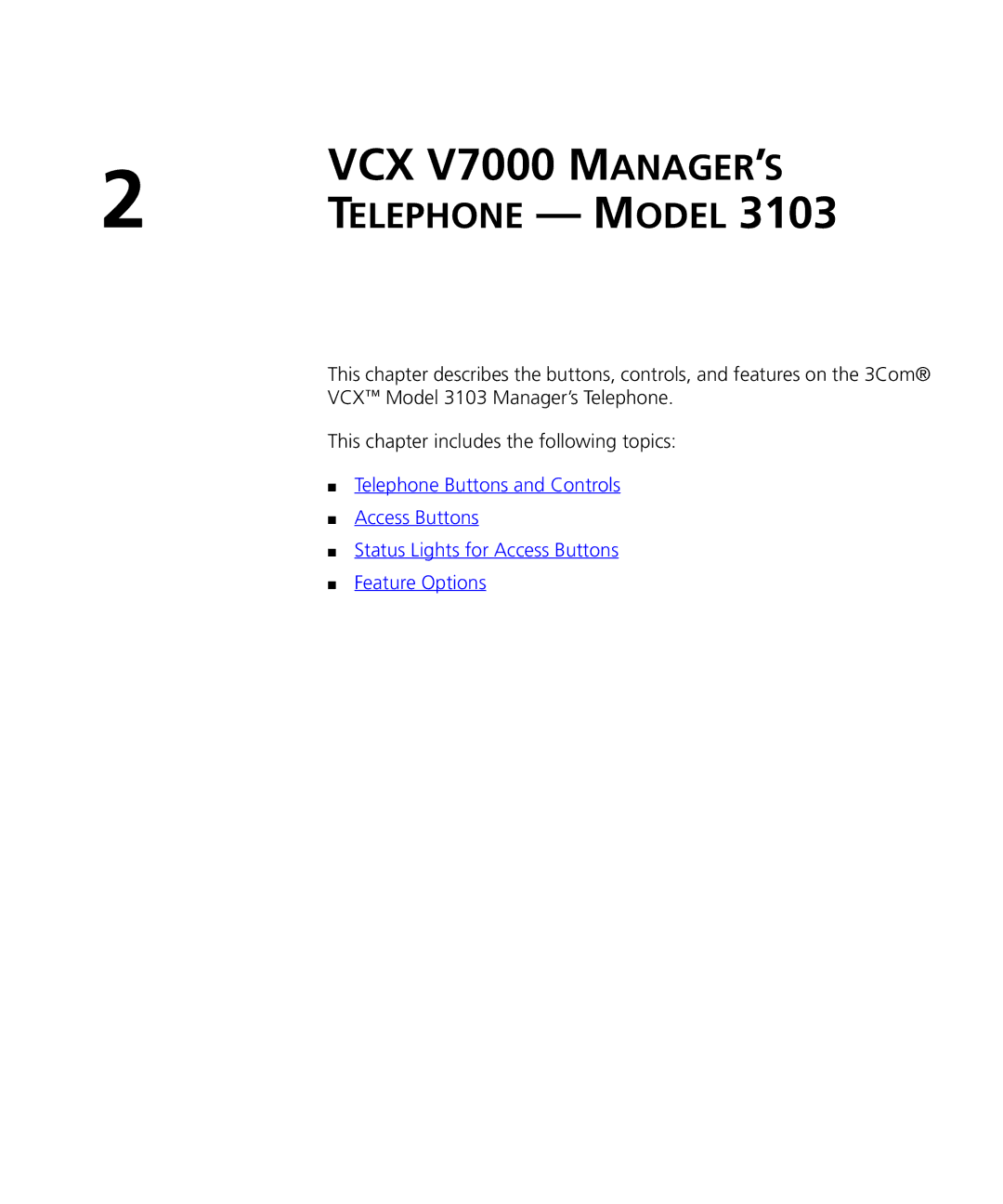 3Com VCX V7000 IP manual VCX V7000 MANAGER’S 