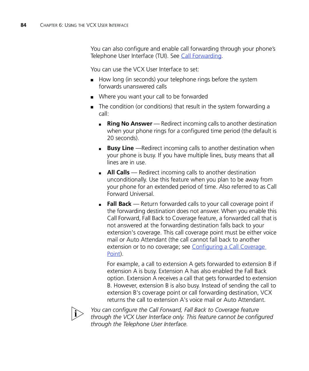 3Com VCX V7000 IP manual Using the VCX User Interface 