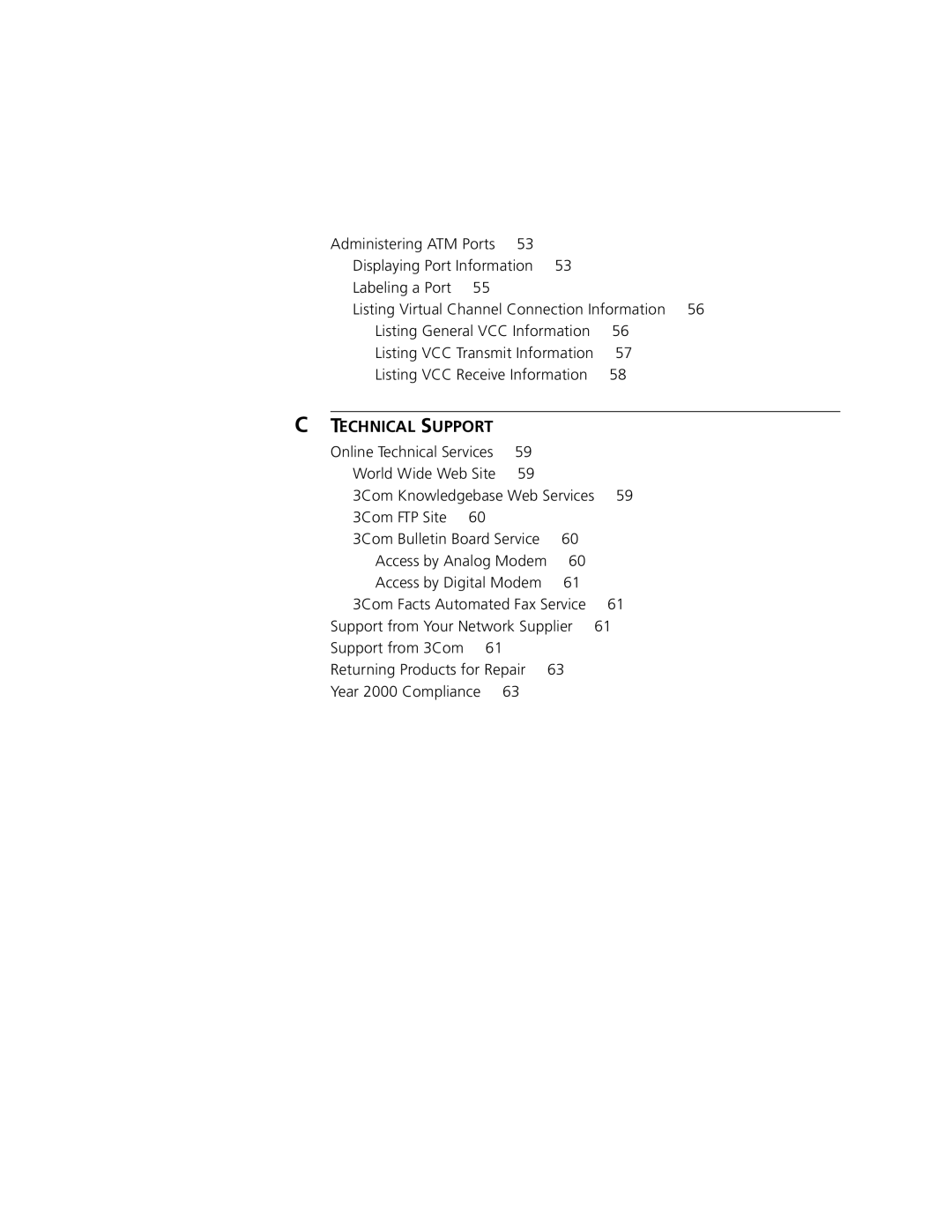 3Com Version 8.1.2 manual Technical Support 