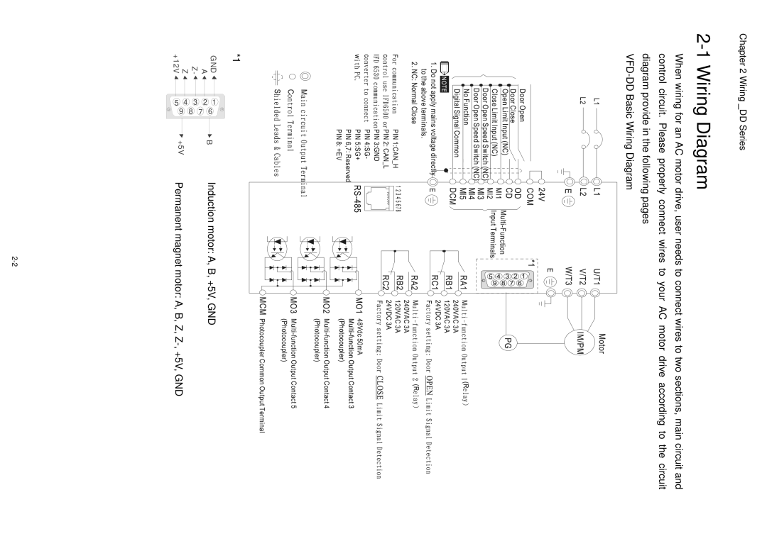 3Com VFD-D D manual Wiring Diagram 