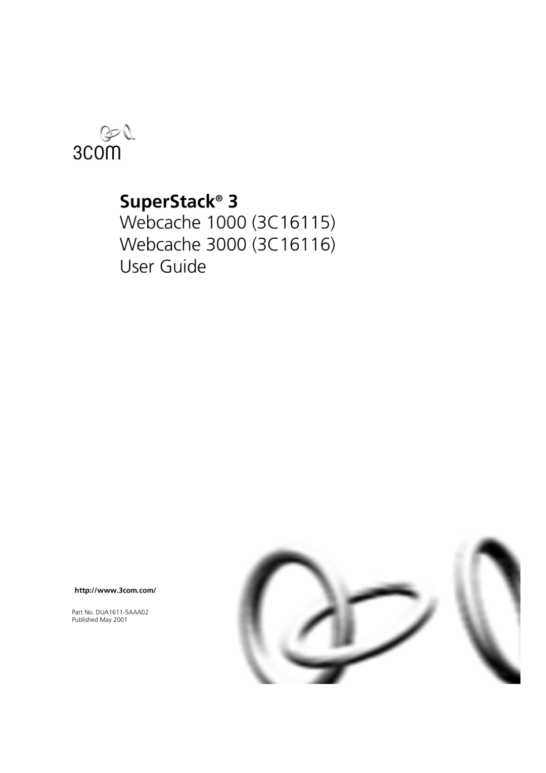 3Com Webcache 3000 (3C16116), Webcache 1000 (3C16115) manual SuperStack 