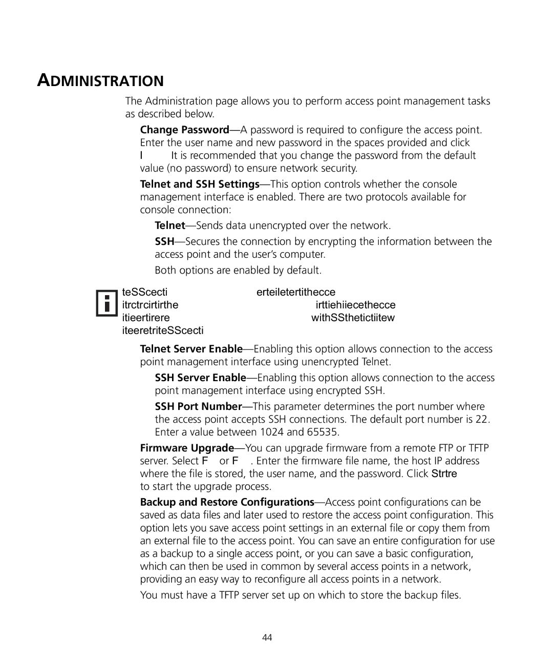 3Com WL-455 manual Administration 