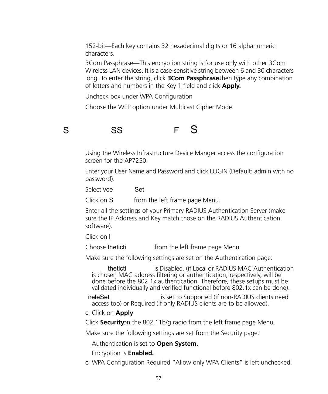 3Com WL-455 manual HOW to Setup the Access Point for Radius Authentication, Select Advanced Setup 