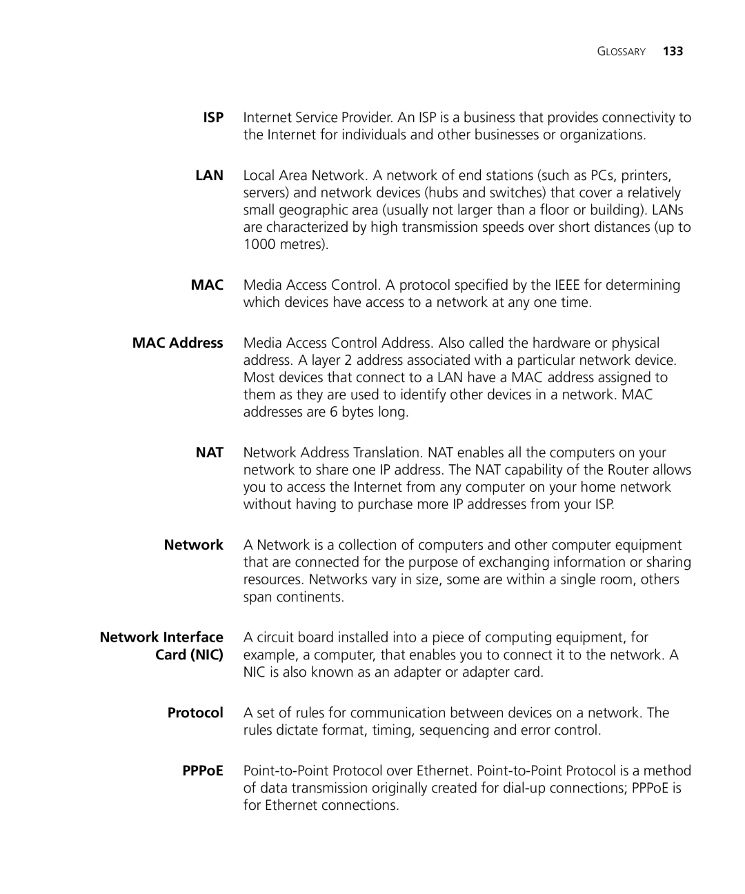 3Com WL-537S manual Glossary 