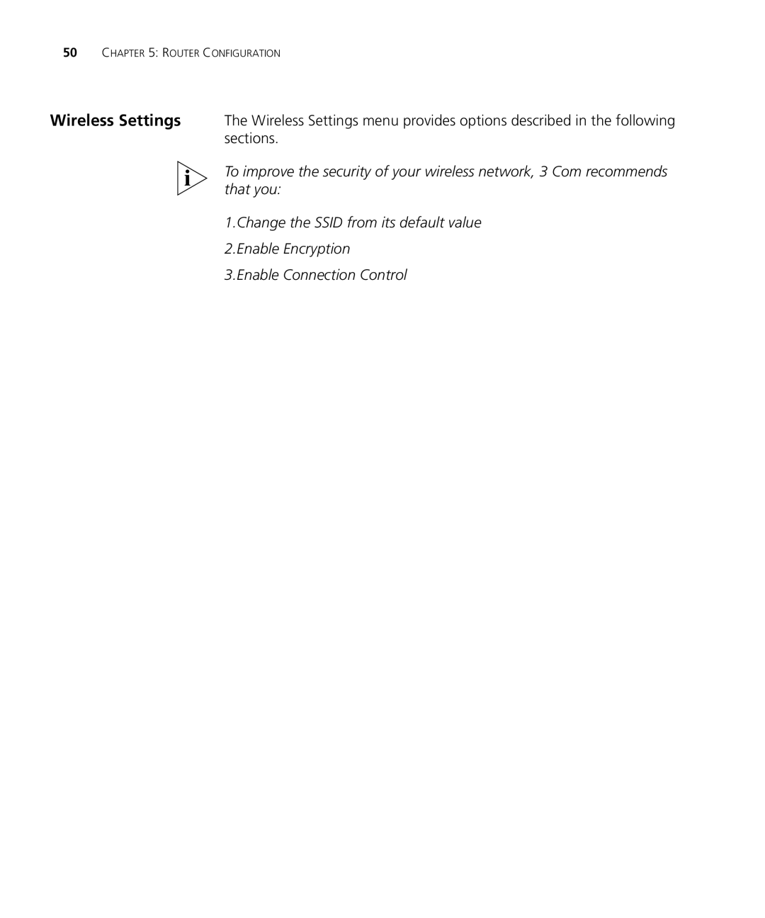 3Com WL-537S manual Router Configuration 