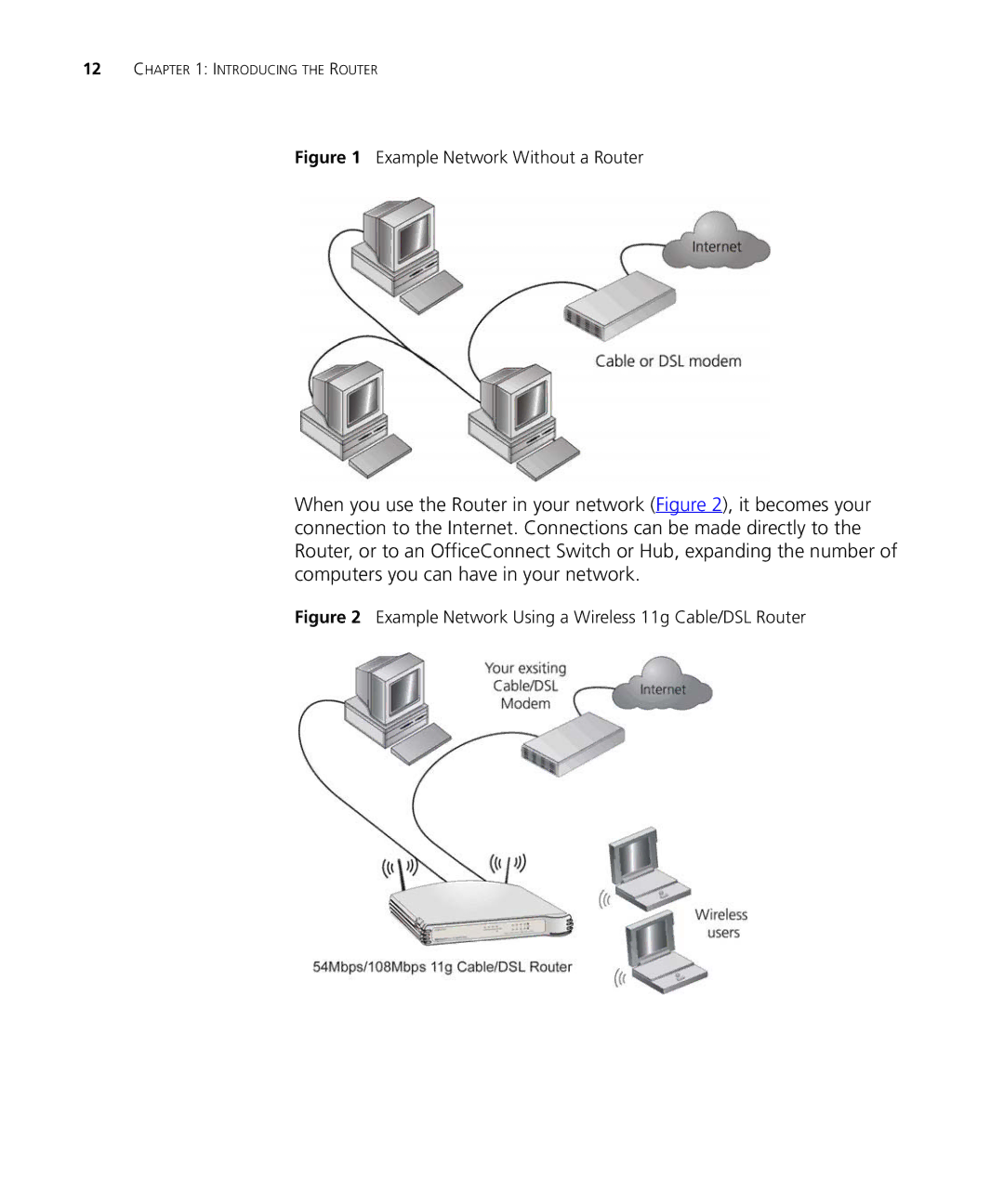 3Com WL-537S manual Example Network Without a Router 