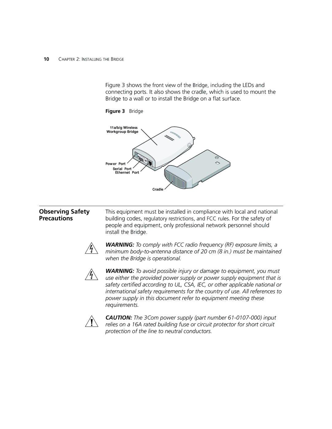 3Com WL-560 manual Bridge 