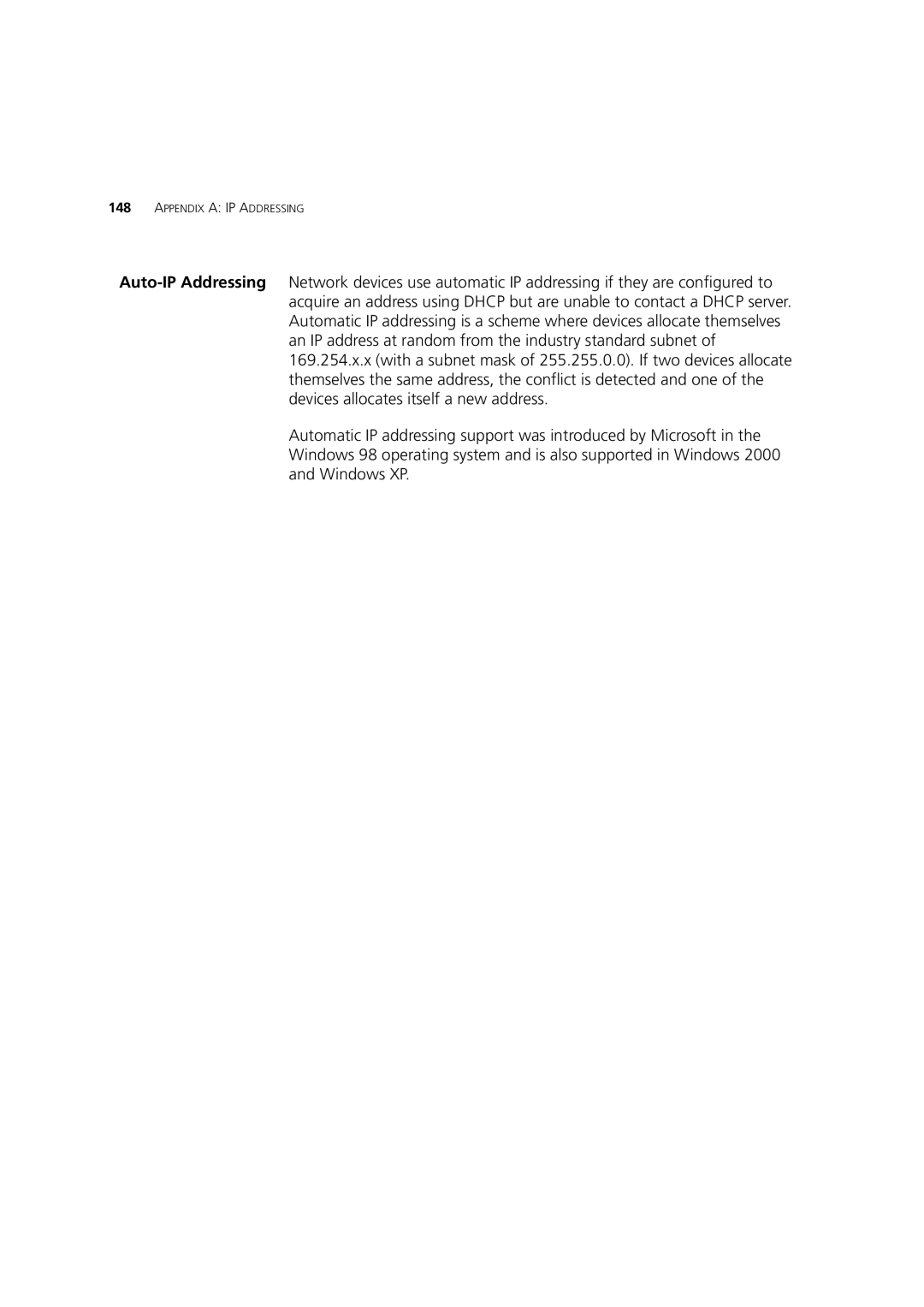 3Com WL-603 manual Appendix a IP Addressing 