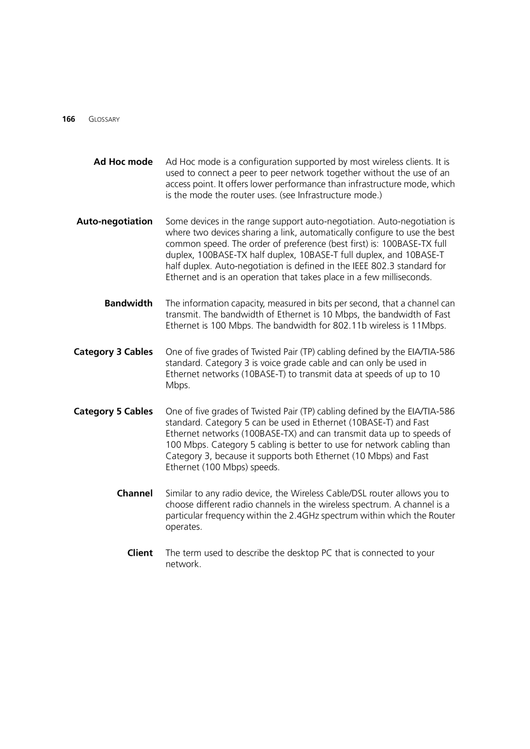 3Com WL-603 manual Glossary 