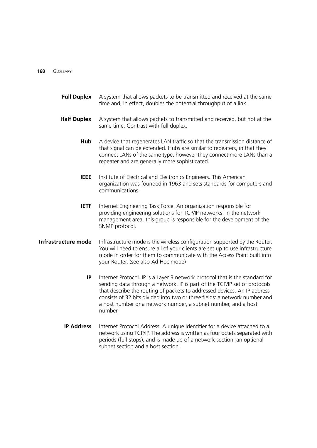 3Com WL-603 manual Glossary 