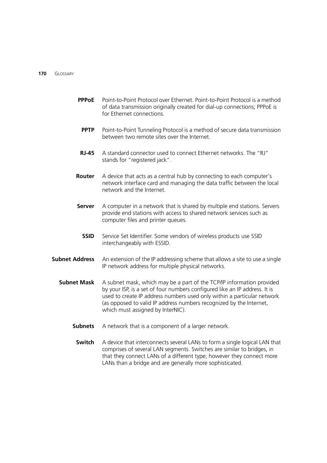 3Com WL-603 manual Glossary 