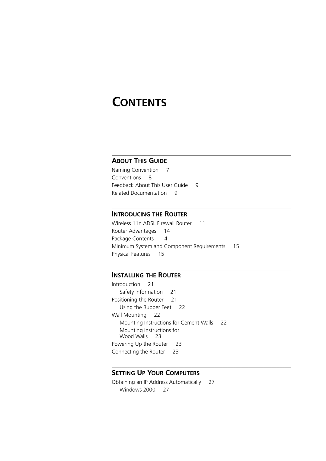 3Com WL-603 manual Contents 