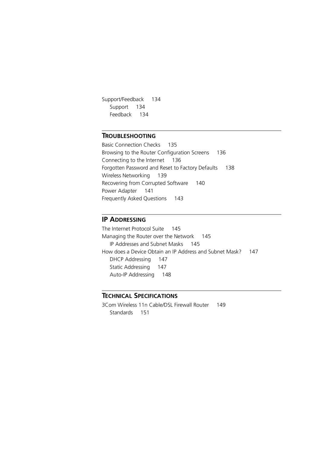 3Com WL-603 manual Technical Specifications 