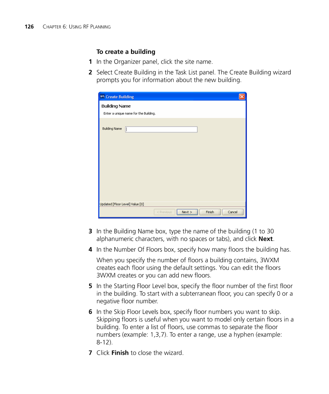 3Com WX2200 manual To create a building 