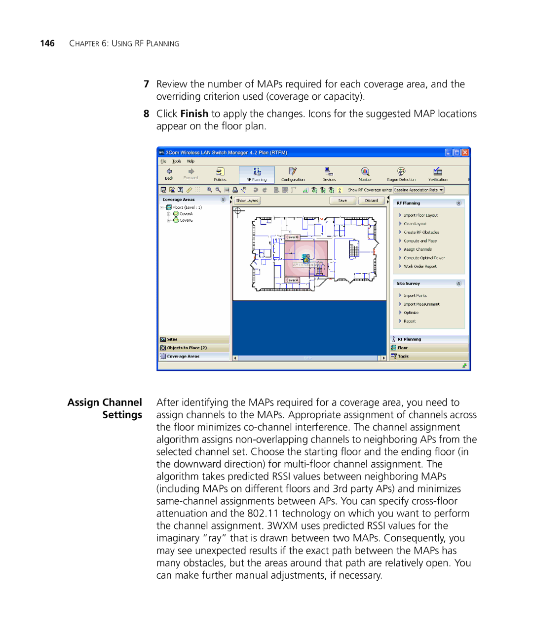 3Com WX2200 manual Using RF Planning 