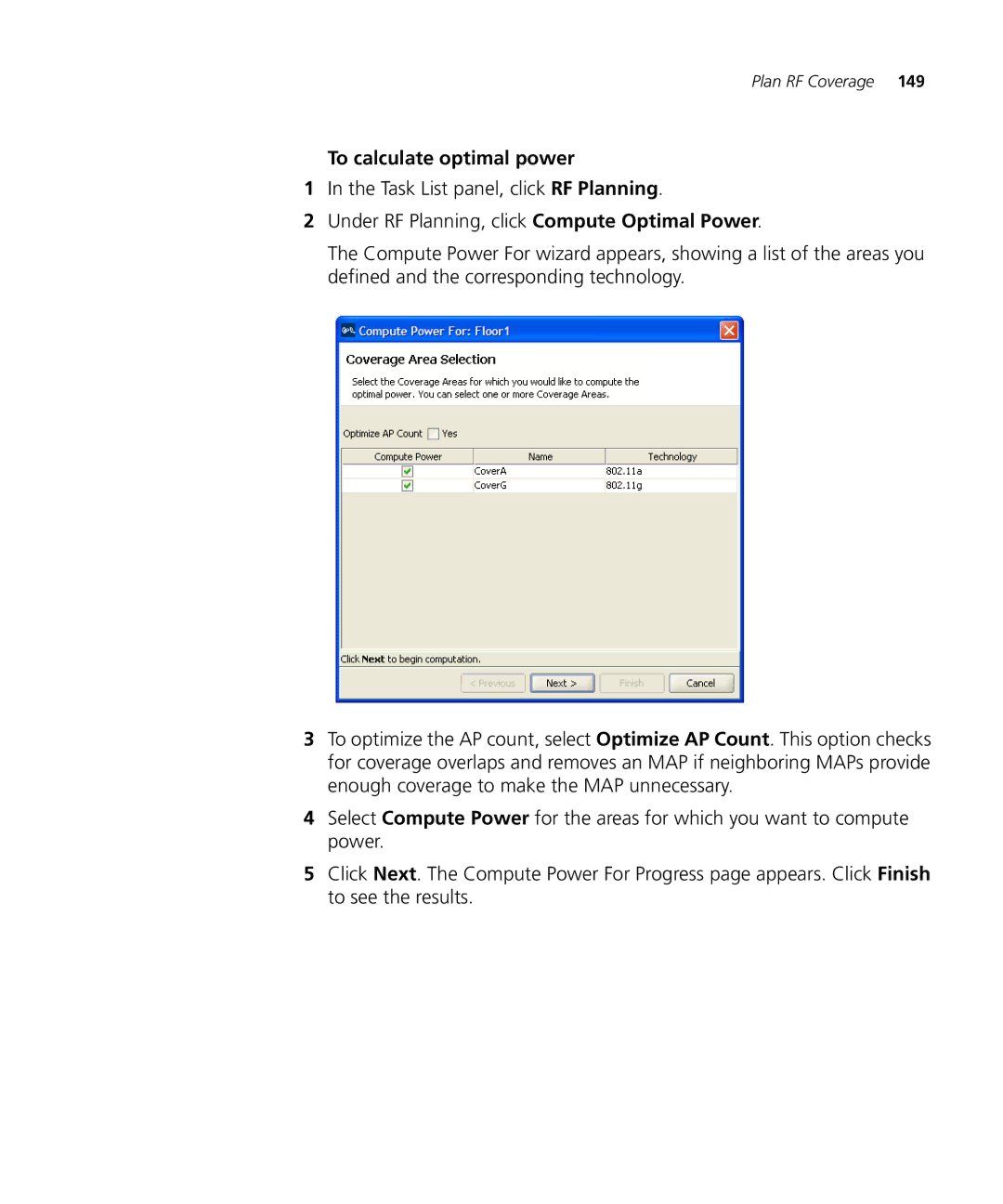 3Com WX2200 manual To calculate optimal power 