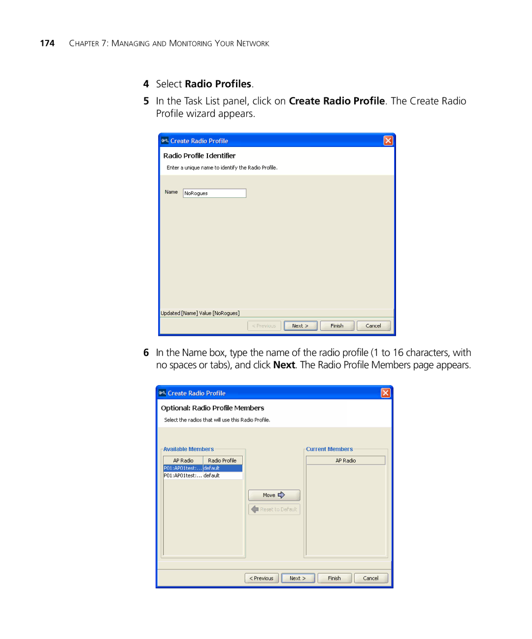 3Com WX2200 manual Select Radio Profiles 