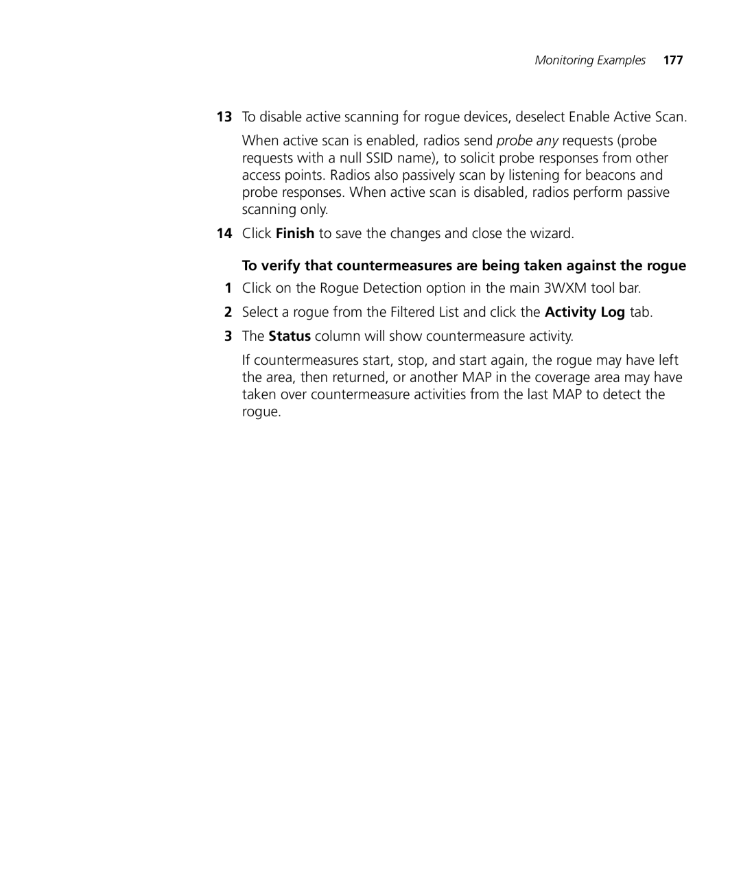 3Com WX2200 manual Monitoring Examples 