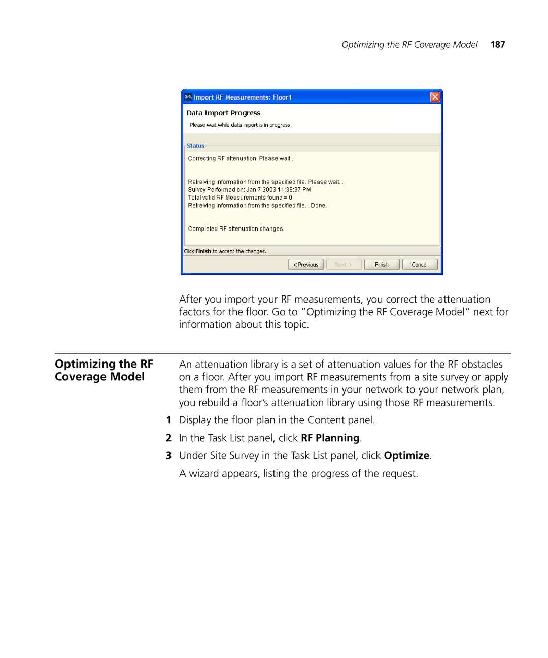 3Com WX2200 manual Optimizing the RF Coverage Model 