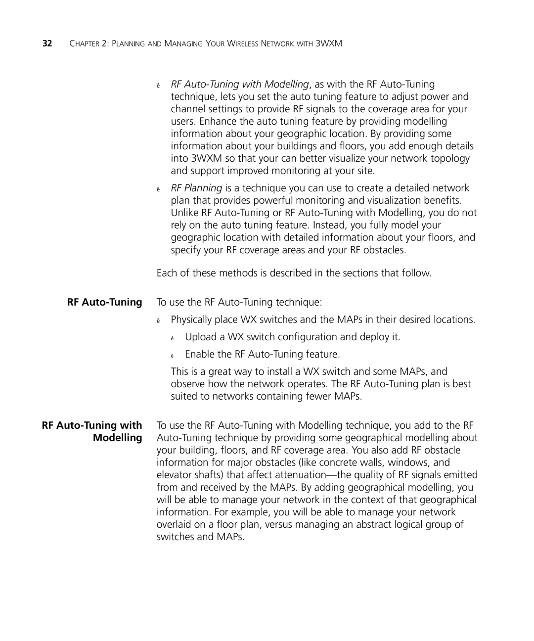 3Com WX2200 manual Planning and Managing Your Wireless Network with 3WXM 