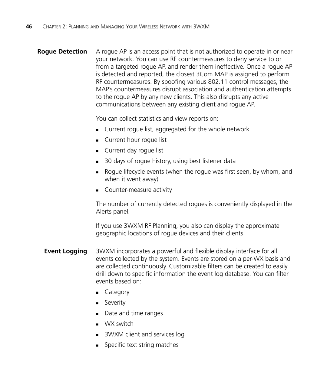 3Com WX2200 manual Planning and Managing Your Wireless Network with 3WXM 