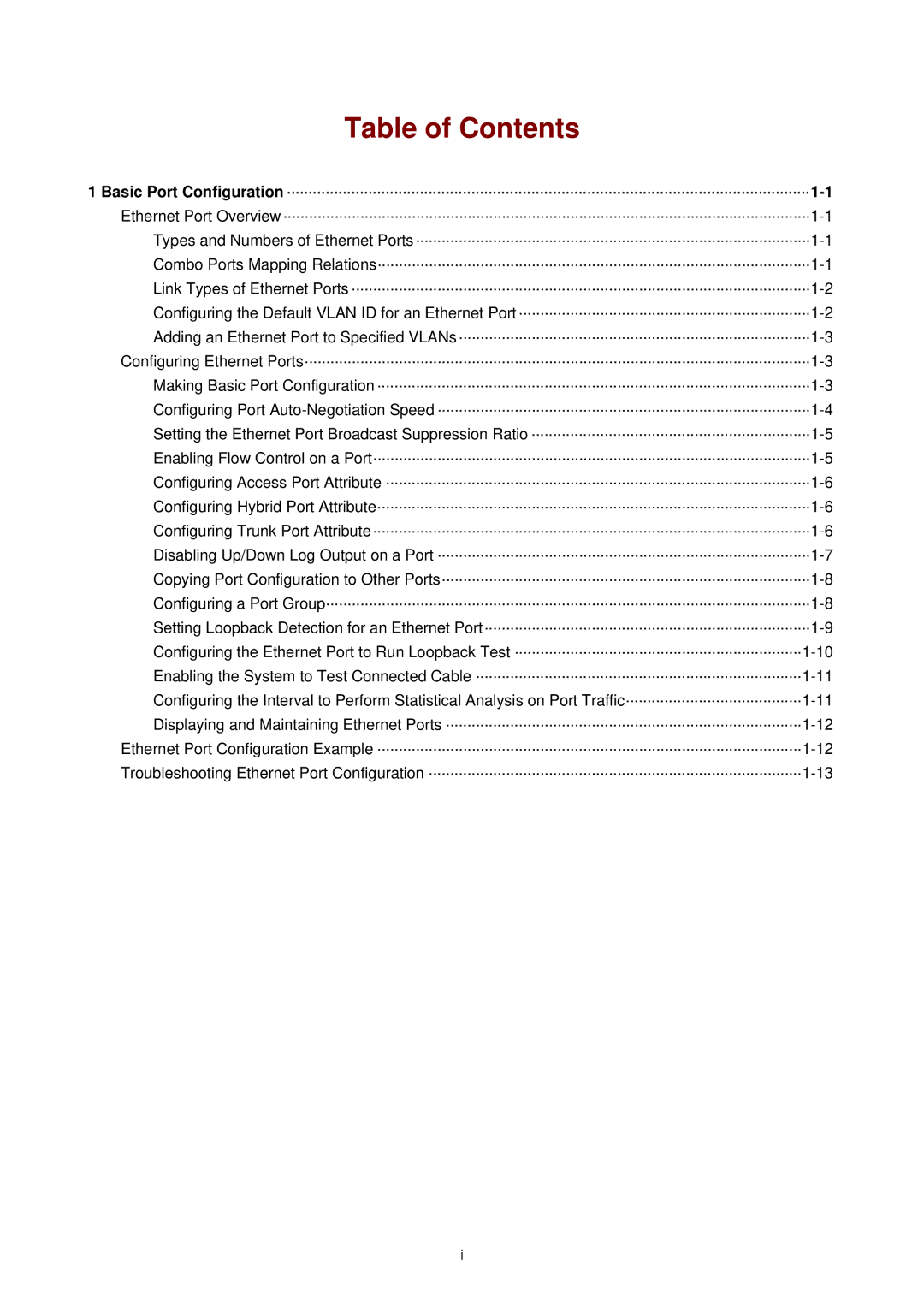 3Com WX3000 operation manual Table of Contents 