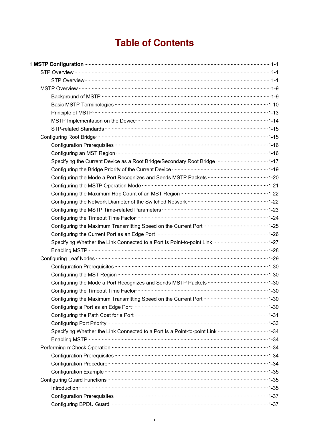 3Com WX3000 operation manual Table of Contents 