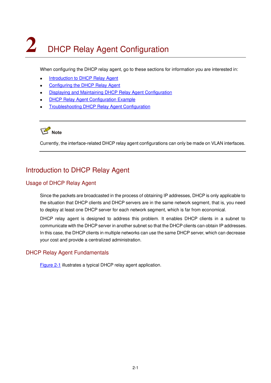 3Com WX3000 operation manual Dhcp Relay Agent Configuration, Introduction to Dhcp Relay Agent, Usage of Dhcp Relay Agent 