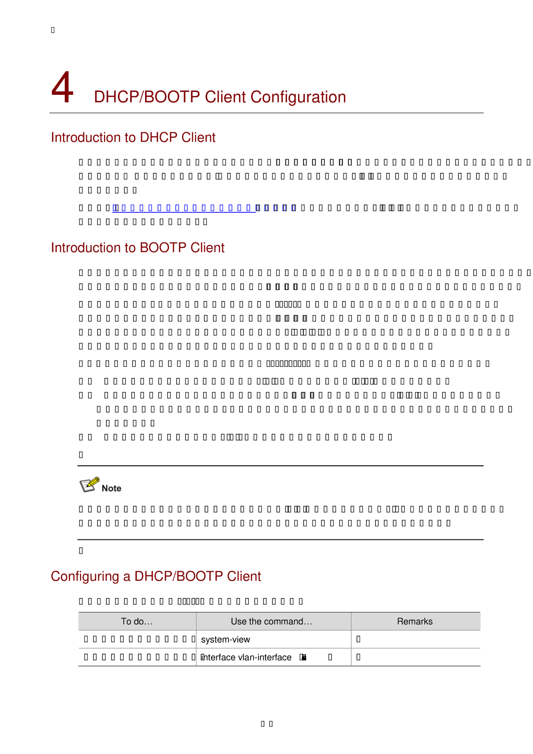 3Com WX3000 operation manual DHCP/BOOTP Client Configuration, Introduction to Dhcp Client, Introduction to Bootp Client 