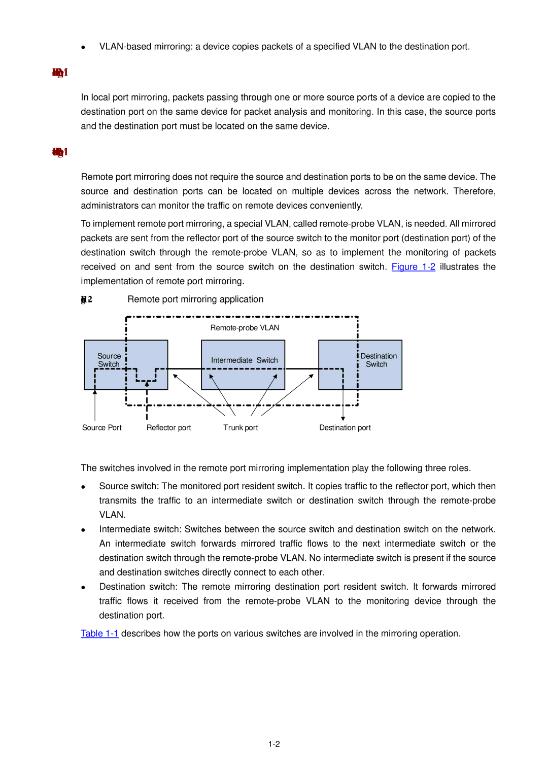 3Com WX3000 operation manual Local Port Mirroring, Remote Port Mirroring 