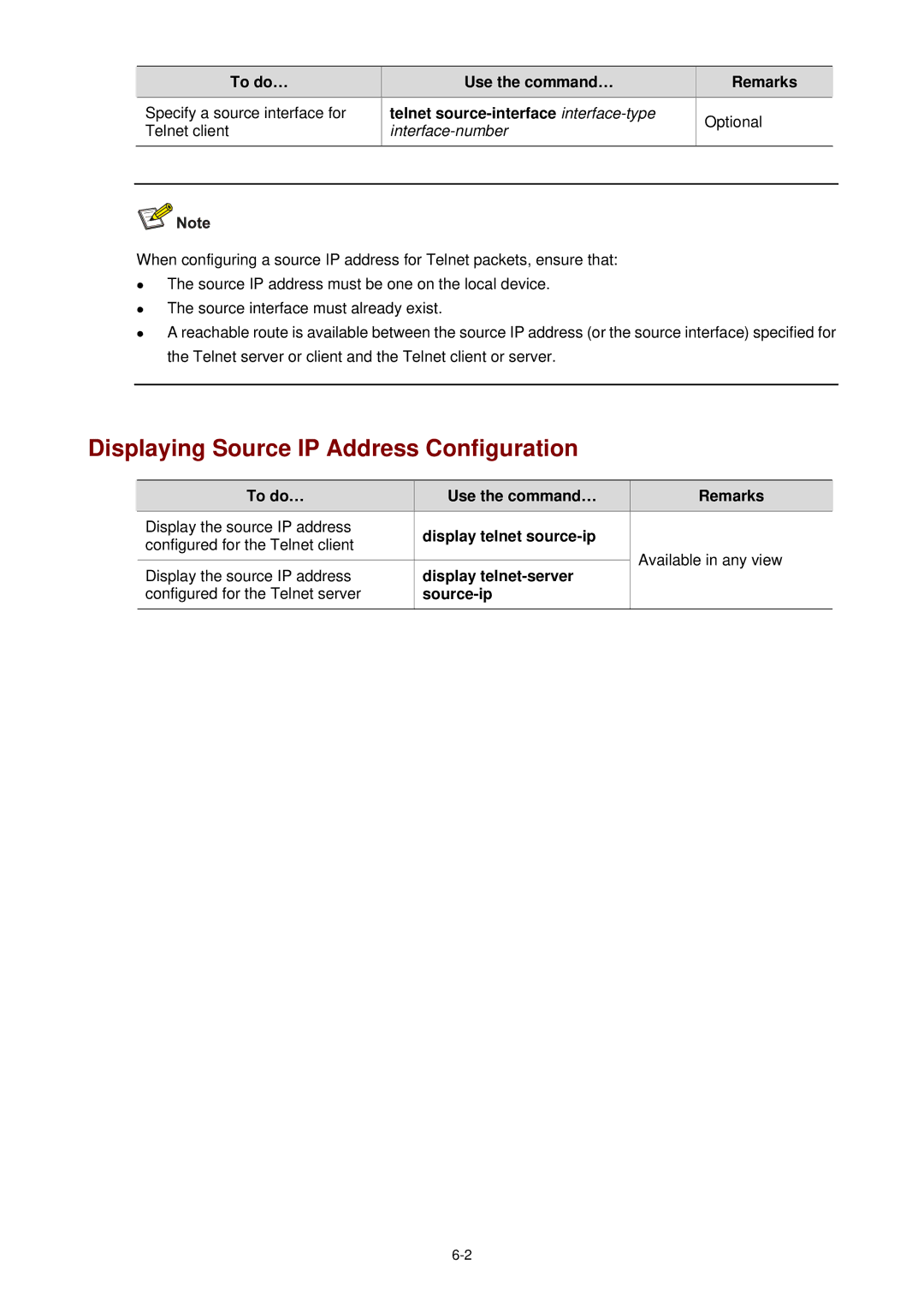 3Com WX3000 operation manual Displaying Source IP Address Configuration, Interface-number 