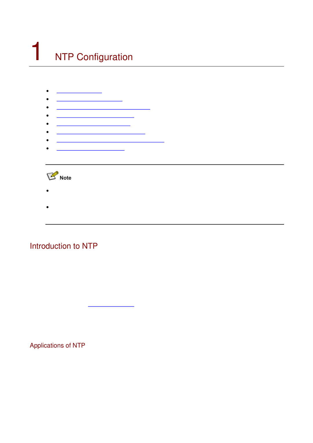 3Com WX3000 operation manual NTP Configuration, Introduction to NTP, Applications of NTP 